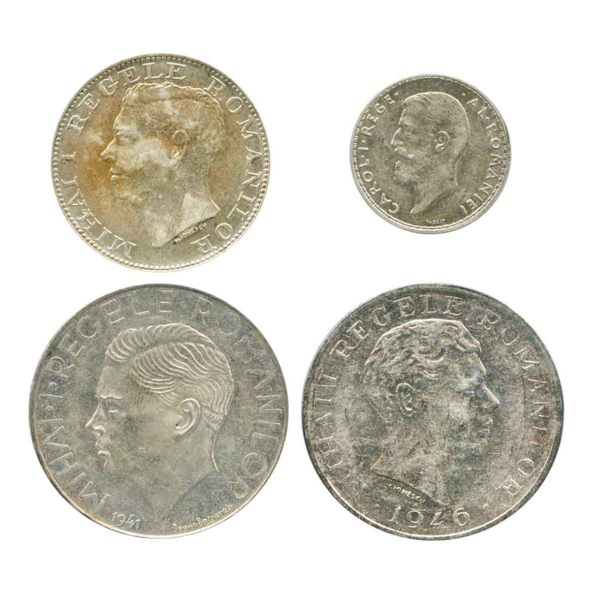 ルーマニア カロル1世 11 1914 1レウ銀貨 1914 Km42 ミハイ1世 1940 1947 500レイ銀貨 1941 1944 Km60 65 10 000レイ銀貨 1946 Km71 4pcs 要下見 返品不可 日本コインオークション ルーマニア カロル1世 11 1914 1レウ銀貨 1914 Km42 ミハイ1世 1940 1947 500レイ銀貨 1941 1944 Km60 65 10 000レイ銀貨 1946 Km71 4pcs 要下見 返品不可 日本コインオークション