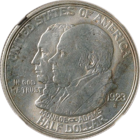 第六部 アメリカ U S A 1 2ドル銀貨 1 2dollar 1923 S Km153 モンロー主義100年記念 このコインは彫りの浅い製作であり また多数が流通してしまったためms65以上の状態は非常に高価となってしまっています Ngc Ms63 日本コインオークション